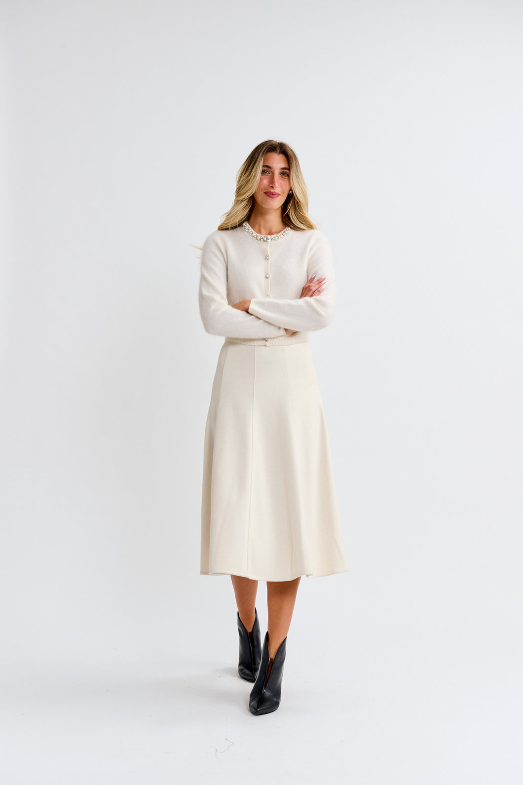 MW Jersey Seamed Skirt 333985