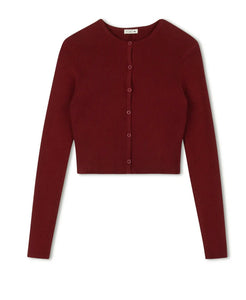 Point Knit Cropped Cardi