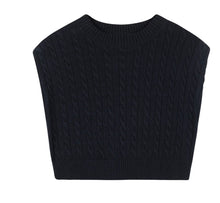 Load image into Gallery viewer, Point Cable Knit Vest
