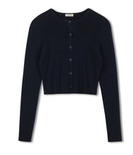 Load image into Gallery viewer, Point Knit Cropped Cardi
