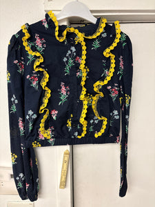 HS Yellow Trim Blouse