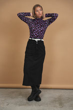 Load image into Gallery viewer, Bliss Straight Corduroy Skirt Black
