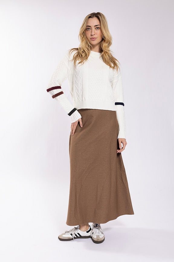 O&E Colored Bands Sweater