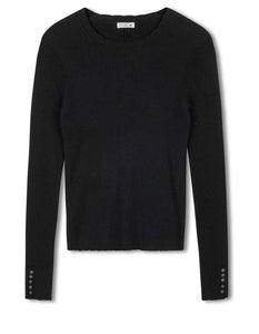 Point Scallop Knit Sweater