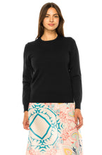 Load image into Gallery viewer, YAL Solid Crew Long Sleeve Sweater
