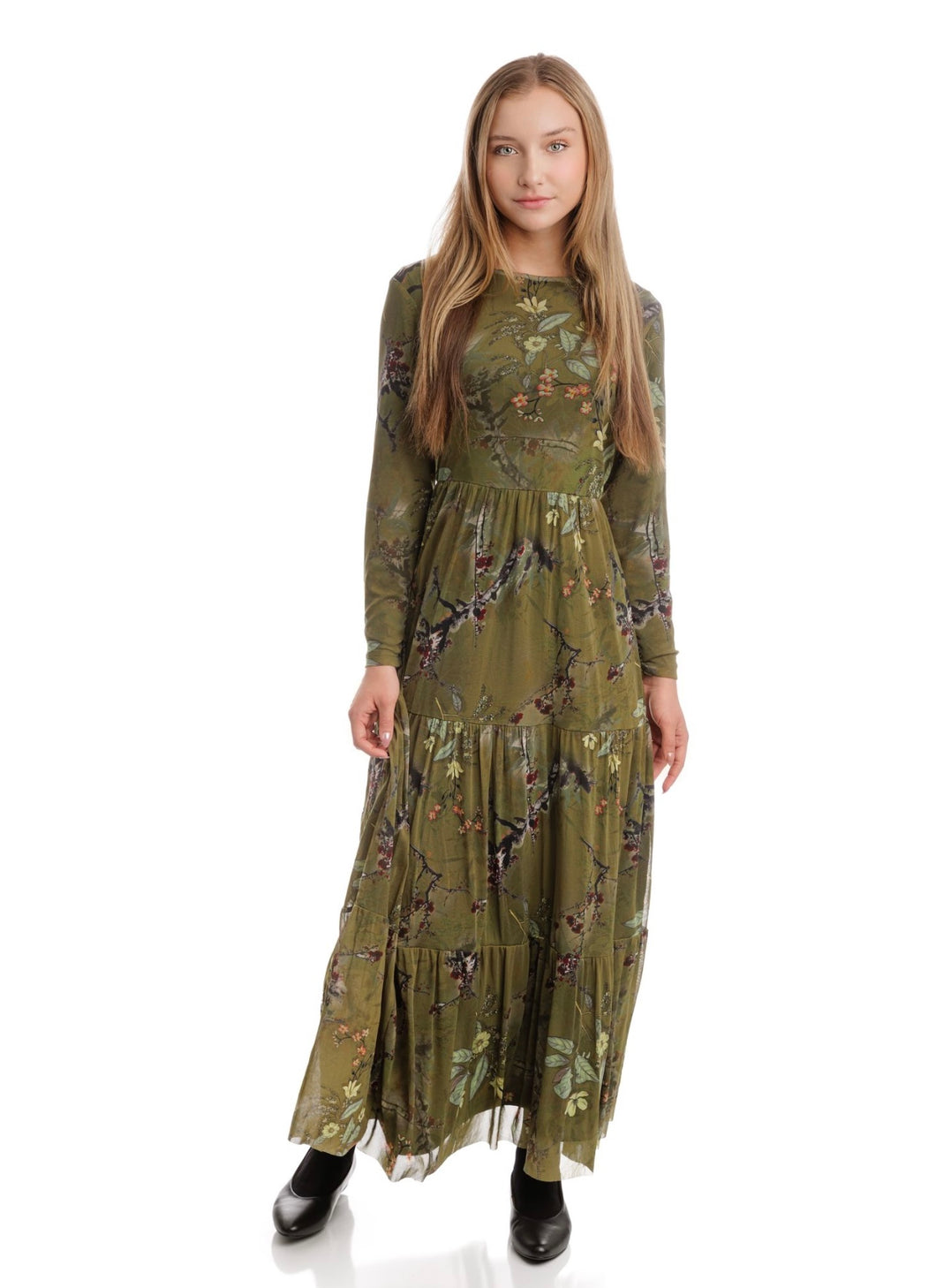 Luella Green Printed Mesh Dress