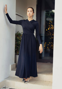 Bliss Crossover Overlay Maxi Dress