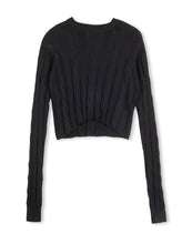 Load image into Gallery viewer, Veer Cropped Knit Top
