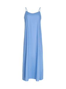 Point Linen A-Line Slip Dress