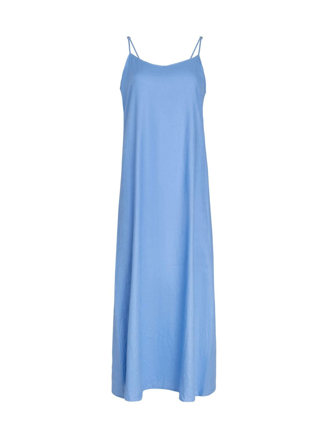 Point Linen A-Line Slip Dress
