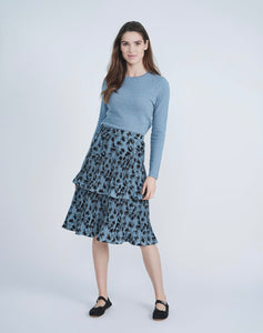 Noni Sweater w Layered Skirt SB4CYT2346