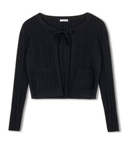 Load image into Gallery viewer, Point Luxe Tie Cardi
