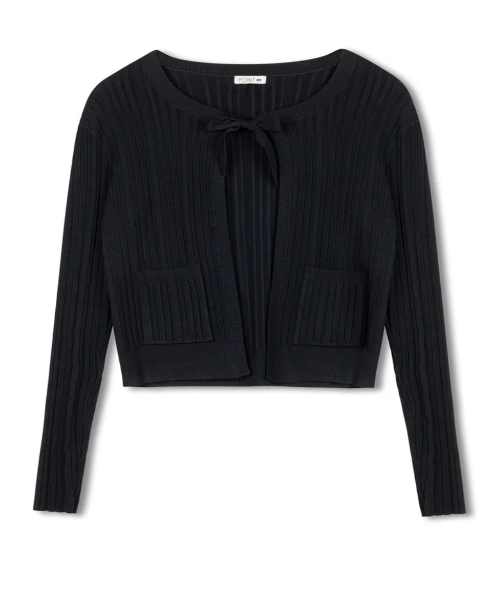 Point Luxe Tie Cardi
