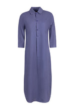 Load image into Gallery viewer, Collared Linen Shirt Dress
