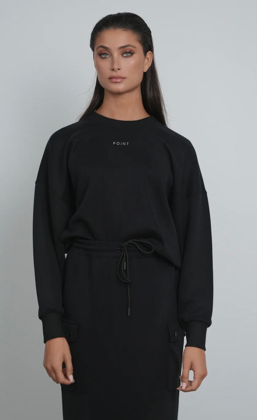Point Crew Neck Sweatshirt