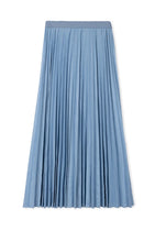 Load image into Gallery viewer, Accordian Pleat Linen Maxi Skirt
