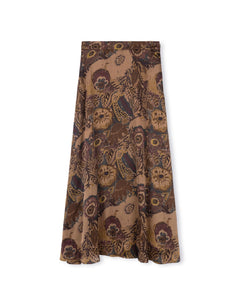 Chiffon Printed Maxi Skirt