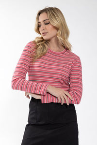 O&E Multi Striped Tee