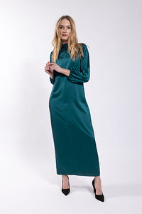 O&E Funnel Neck Slip Dress