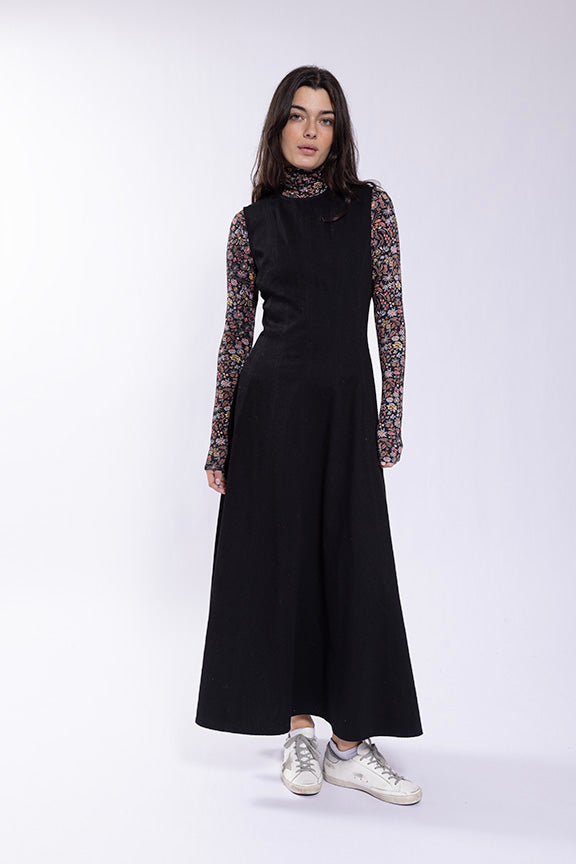 O&E Paneled Denim Jumper