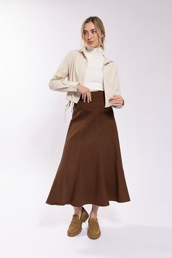 O&E Corduroy Pull Bottom Blouse