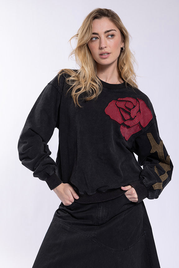 O&E Rose Sweatshirt