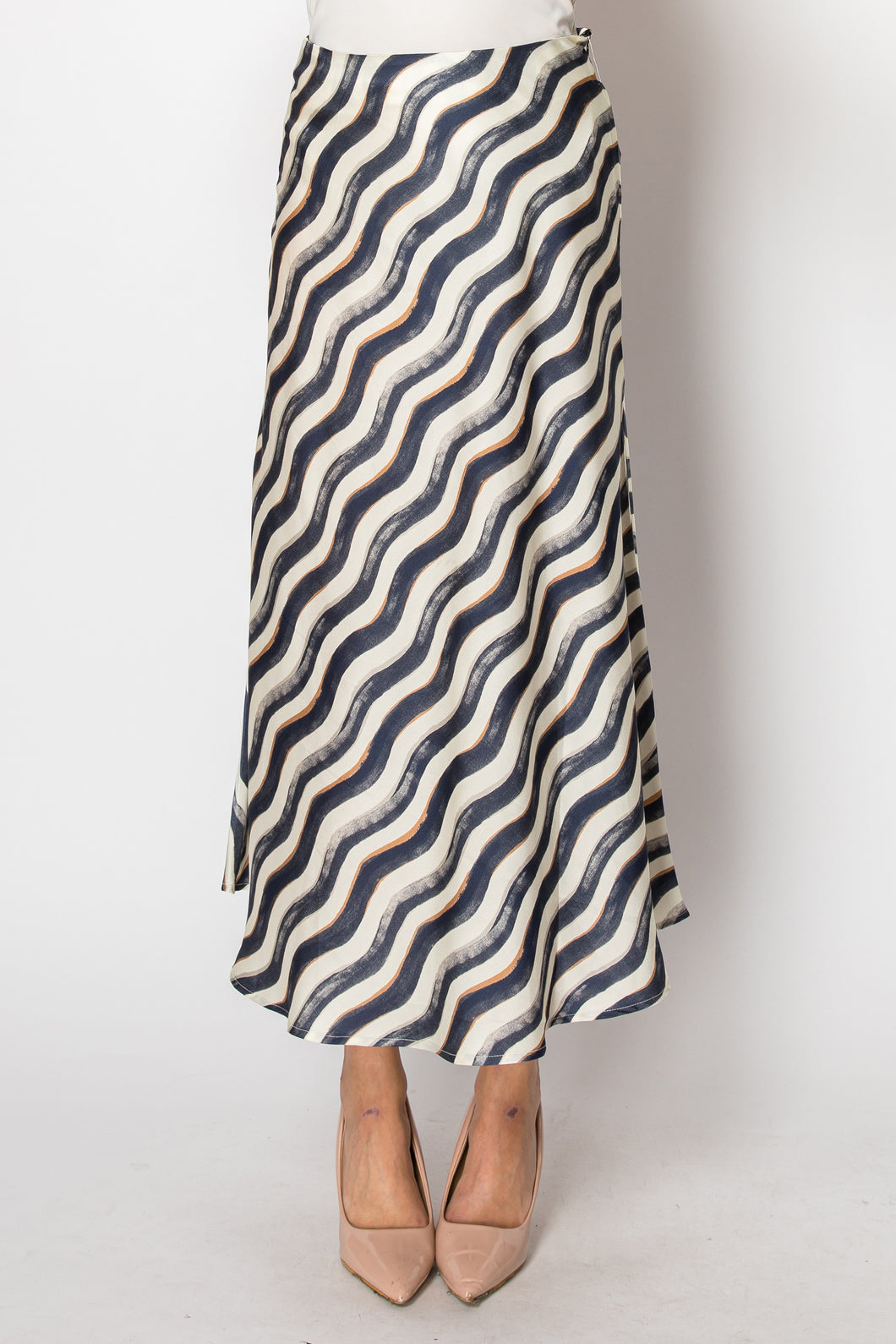 YAL Wave Print Skirt SK4801