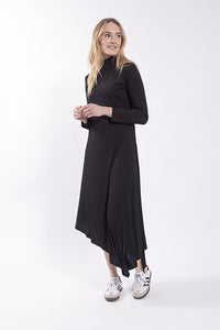 O&E Asymmetric Jersey Dress